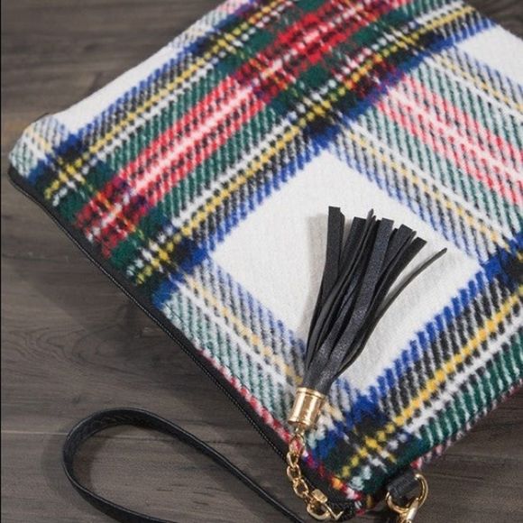 Plaid Cross Body Beige - Picture 4 of 8